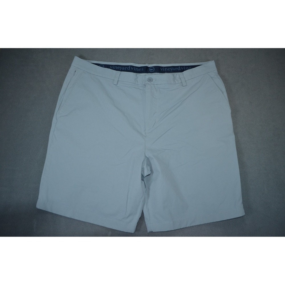 Vineyard Vines Men's Size 40 On The Go Performance Golf Shorts 9" Gray 1H00107